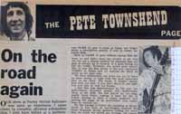 The Pete Townshend Page 17 Oct 1970
