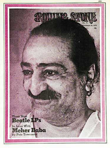 Meher Baba on the cover of Rolling Stone