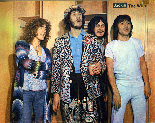 The Who backstage 30 Dec 1970