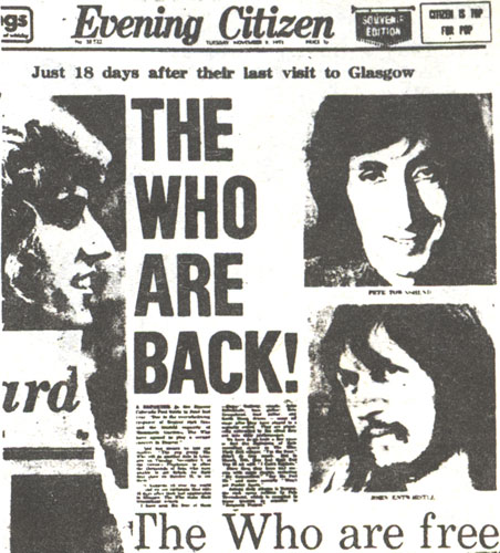 The Who Are Back!