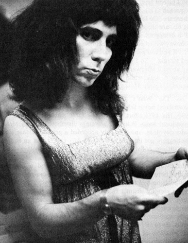 Keith Moon in dress 1971