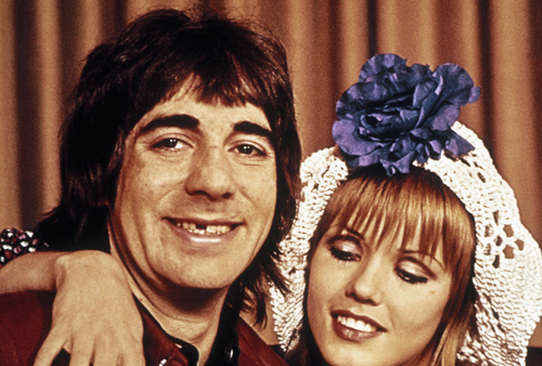 Keith Moon and Kim Moon Mar 1972
