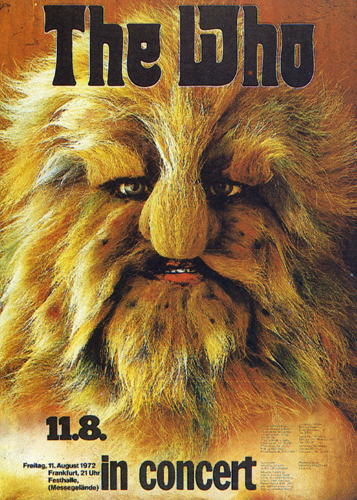 The Who Frankfurt 1972 poster