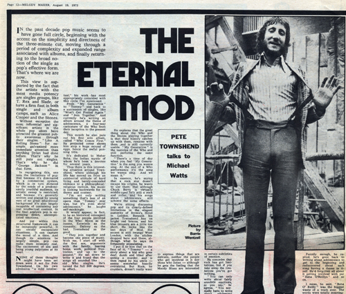Melody Maker 19 Aug 1972