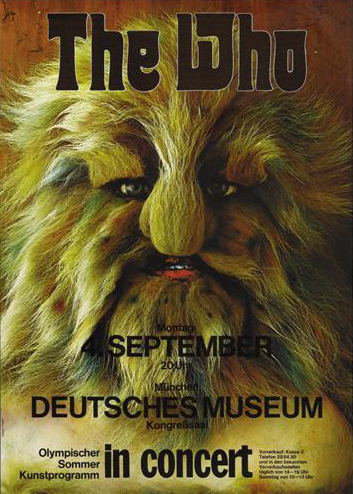The Who Munich poster 1972