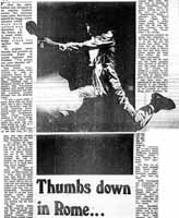 The Who Rome review 1972