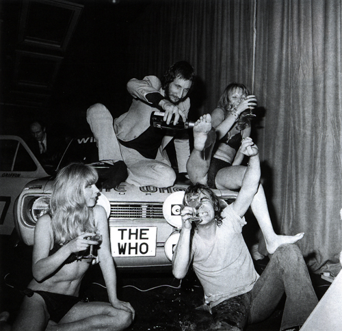 The Who race car presser