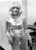 Keith Moon in drag