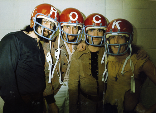 The Who backstage Chicago 1973