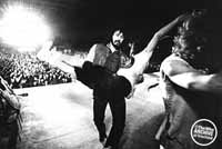 John Entwistle carries Keith Moon Paris 1974
