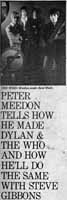 Pete Meaden 1975 article