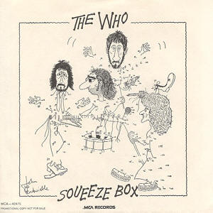 Squeeze Box US promo picture sleeve