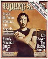 Pete Townshend Rolling Stone cover 1977