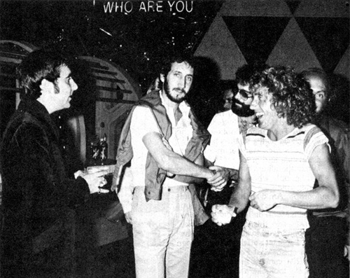 The Who on Battlestar Galactica set