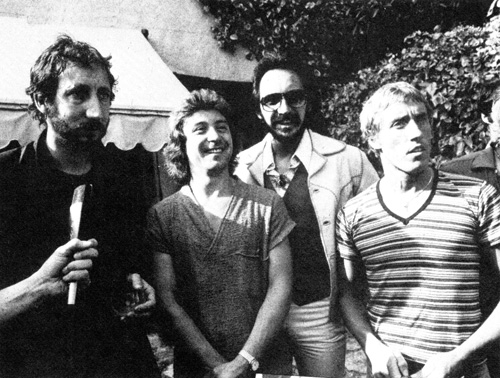 The Who presser Cannes 1979