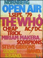 The Who poster 1 Sep 1979