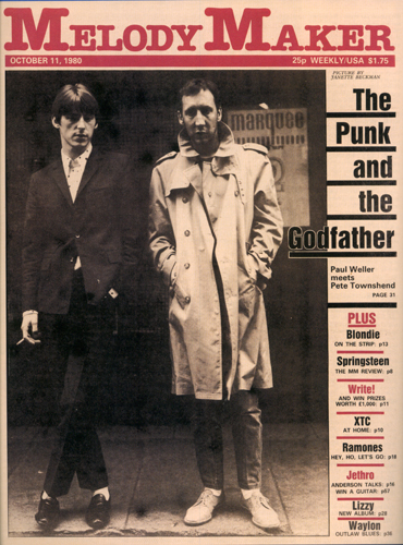 Peter Weller and Pete Townshend