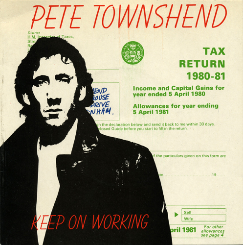 Keep On Working picture sleeve