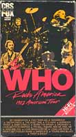 The Who Rocks America videotape