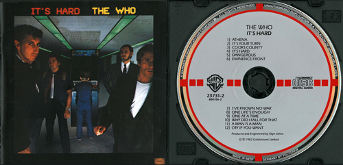 It's Hard 1983 CD