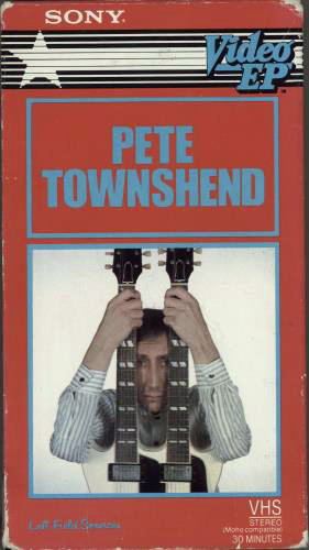 Pete Townshend Sony VHS