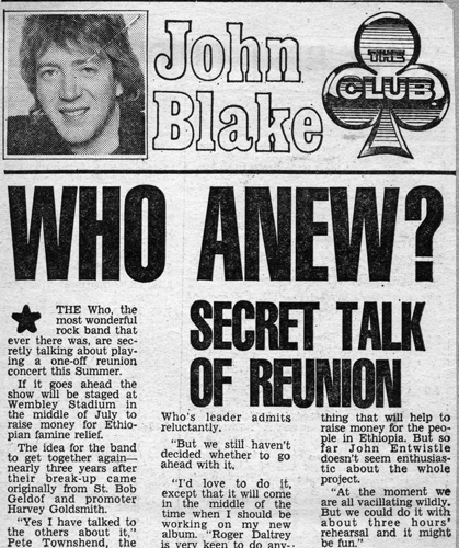 85-04-25 Secret Talk Of A Reunion