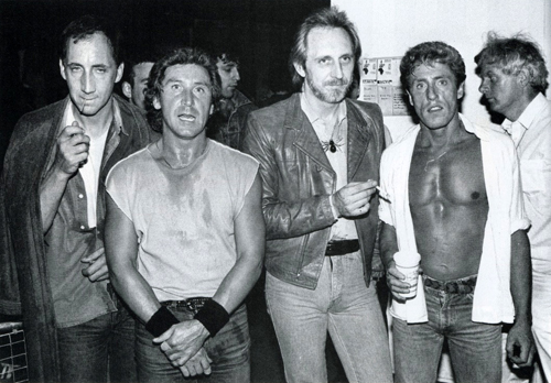 The Who Live Aid Backstage