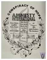 1986 Amnesty Tour Poster
