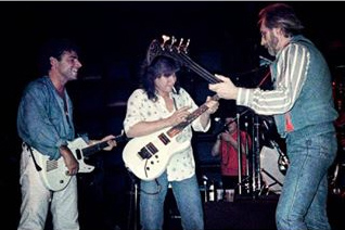 Neil Schon, Eddie Van Halen, John Entwistle NAMM 1986