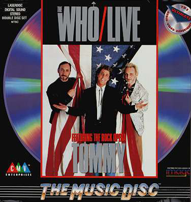 The Who Live 1989 laserdisc