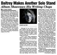 Roger Daltrey Billboard !ug 8 1992