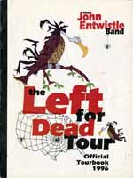 1996 John Entwistle Left For Dead tourbook