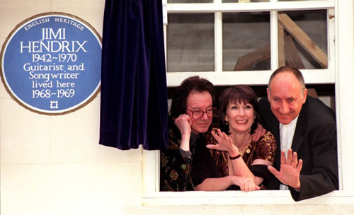 Pete Townshend Jimi Hendrix plaque unveiling