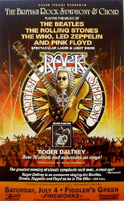 British Rock Symphony poster
