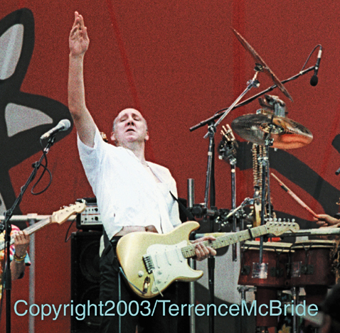 Pete Townshend at Woodstock 1998