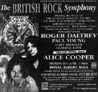 British Rock Symphony ad