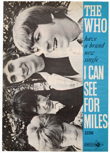 I Can See For Miles US ad