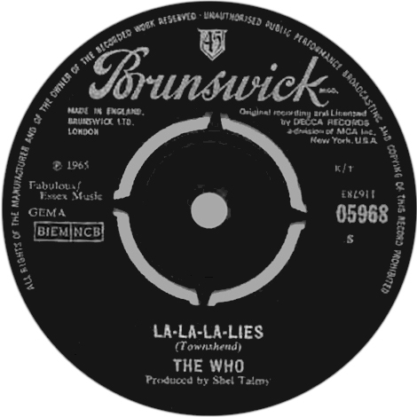 La La La Lies Brunswick label