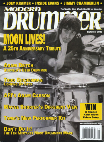 Modern Drummer Sept 2003