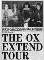 The Ox Extend Tour