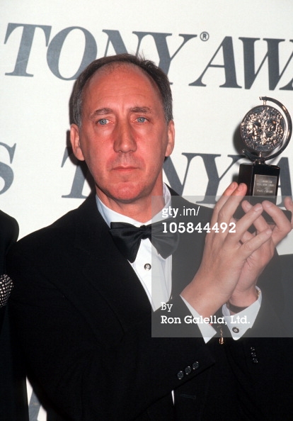 Pete Townshend with Tony Award