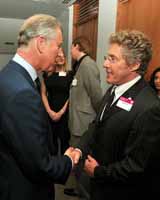 Roger with Prince Charles