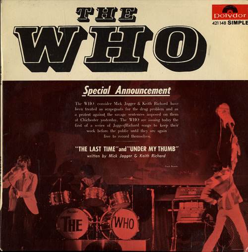 The Last Time French picture sleeve