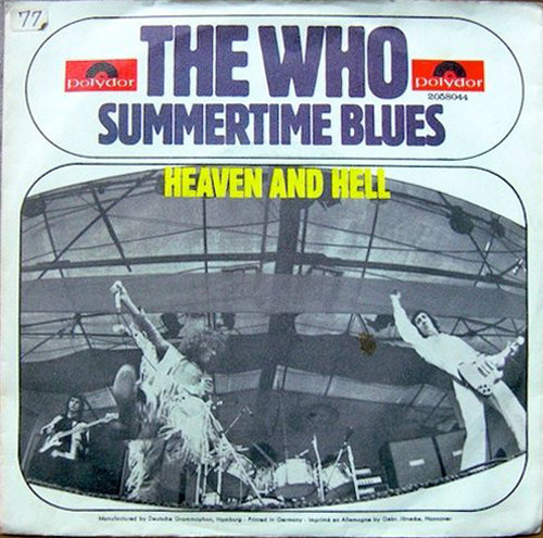 The Who Summertime Blues German PS