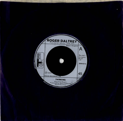 Roger Daltrey Thinking UK 45