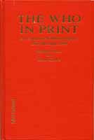 The Who In Print